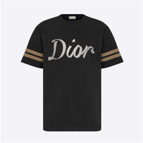 dior black mens t shirt|Dior long sleeve shirt men.